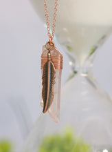 🇨🇦 Naked Sage Bright Copper Crystal Necklace
