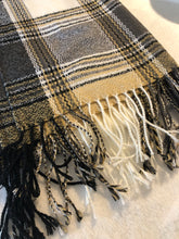 Winter Scarf Plaid With Tassles